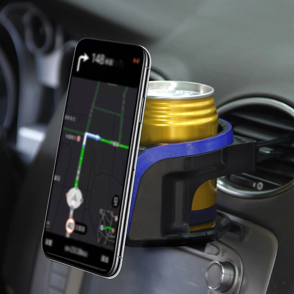 

Multifunction 2 in 1 Car Water Cup Drinking Bottle Holder Magnetic Phone Holder Auto Smart Drink and Mobile Phone Bracket