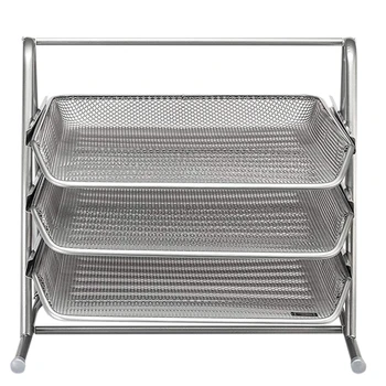 

3 Tier Desk Tray Office Organizer | The Mesh Collectio