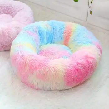

35 Dog Bed Washable long plush Dog Kennel Cats House Super Soft Cotton Mat Sofa For Dog Chihuahua Animals Pet Bed For Cat Bed