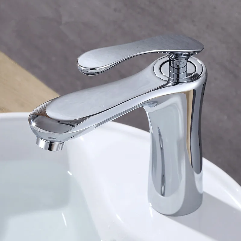 

Manufacturers Direct Selling Copper Cricket-cap Single Bore Washbasin Faucet Bathroom Faucet Hot And Cold Basin Faucet Wash Basi