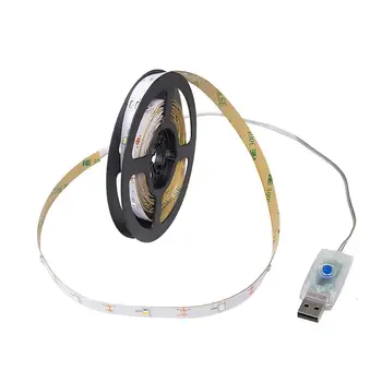 

LED Strip Lights USB Powered Multi-Color 13Key RF Remote Controller 16.4ft/5M 120leds SMD 3528 Not Waterproof Firefly