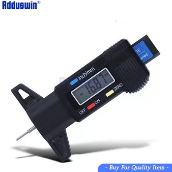 

New Car Tire Tester Brake Shoe Pad Wear Digital Tyre Depth Gauge Tread Monitor Auto Tires Pressure Measurement