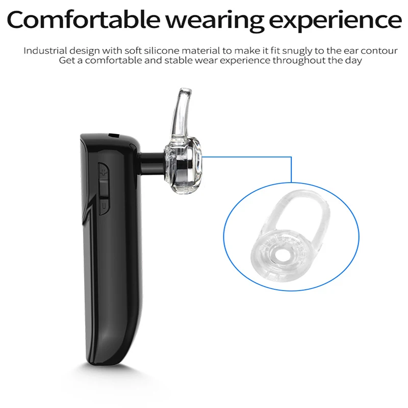 Беспроводная мини гарнитура V19 4 2 Bluetooth наушники с микрофоном вкладыши для iPhone Xiaomi