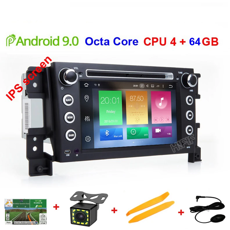 4G RAM 64G ROM DSP ips Android 9,0 4G 2 DIN Автомобильный gps для SUZUKI GRAND VITARA dvd-плеер Радио Стерео навигация Мультимедиа приемник с экраном - Цвет: 4G RAM 64G ROM