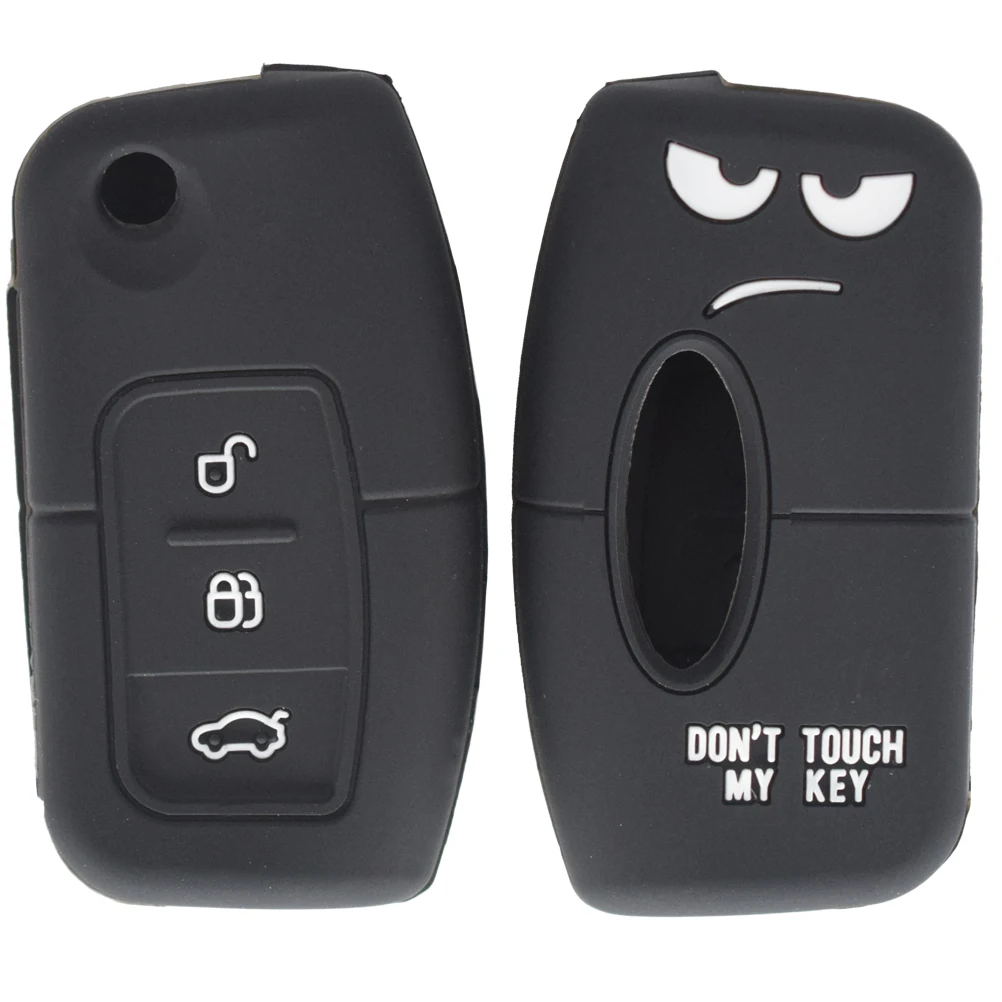 Cover chiave telecomando in silicone per Ford Focus Fiesta Mondeo Focus Kuga s-max c-max - Hf4f348a2f65d4b7ab890036ddd3590e6b