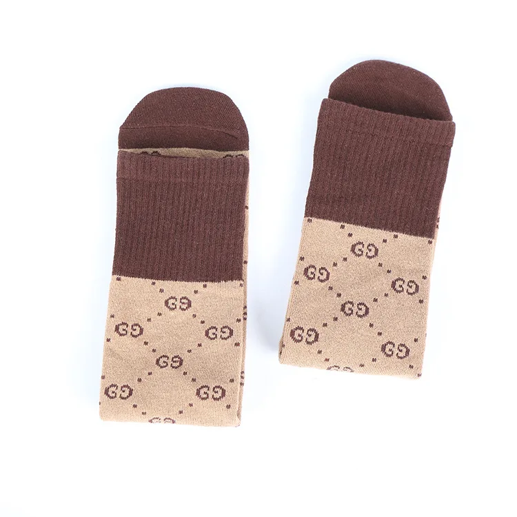 19 весенне-летние носки с плоской подошвой и надписью детские носки в Корейском стиле носки без пятки из чесаного хлопка Популярные брендовые носки для малышей