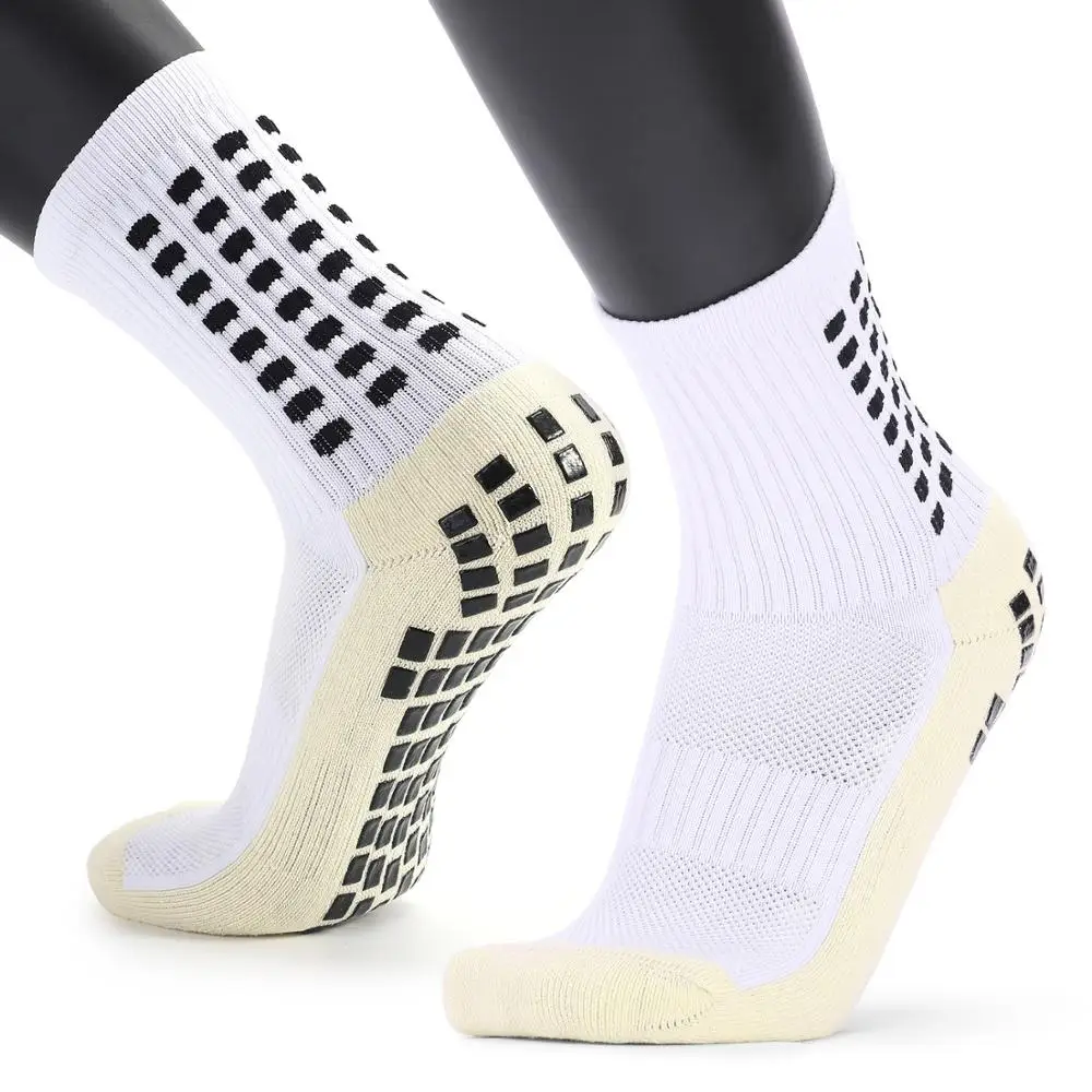 New Men's Sports Socks Thick Towel Bottom Men's Mid-tube Dispensing Non-slip Football Socks Basketball Socks Sports Stockings