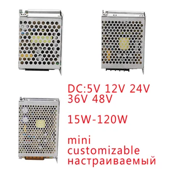 

YK MINI 30W 100W 120WSMPS Power Supply Switching Transformer 220V To 5V 12V 24V 36V 48V AC DC Customizable Power Source Supply