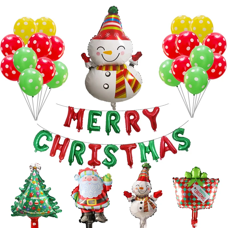 39 шт. Рождественские шары Санта Клаус Снеговик дерево новогодние праздничные украшения из шаров домашние рождественские вечерние украшения - Цвет: Мятно-зеленый