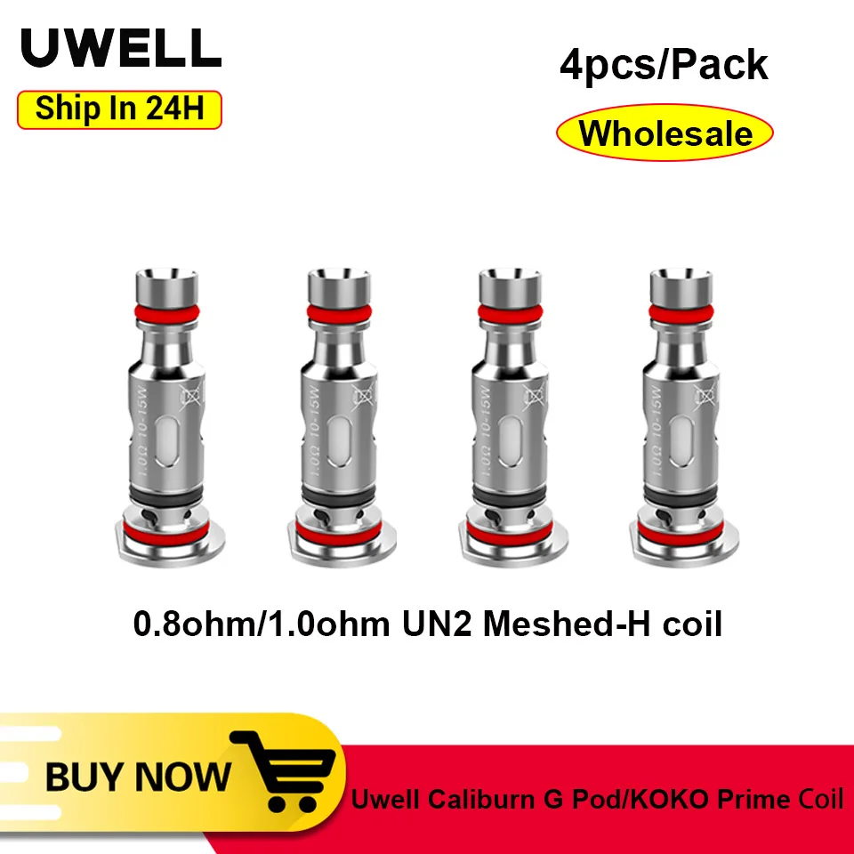 Оригинальная сменная катушка Uwell Caliburn G 0 3 Ом/1 Ом сетка H аксессуары для вейпа и KOKO