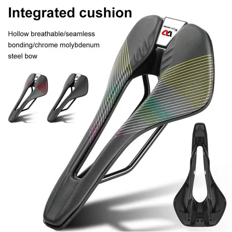 Bike Saddle MTB Mountain Road Seat Nylon Composite Fiber Cycling Cushion Comfortable Shockproof Riding Bicycle | Спорт и развлечения