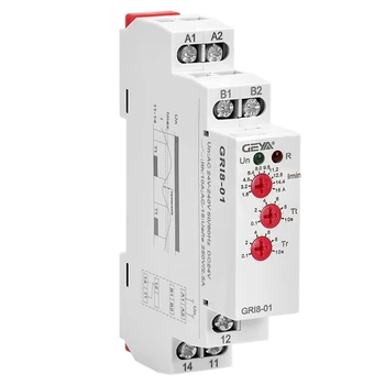 

GEYA GRI8-01 Current Monitoring Relay Current Range 16A AC24V-240V DC24V Overcurrent Protection Relay