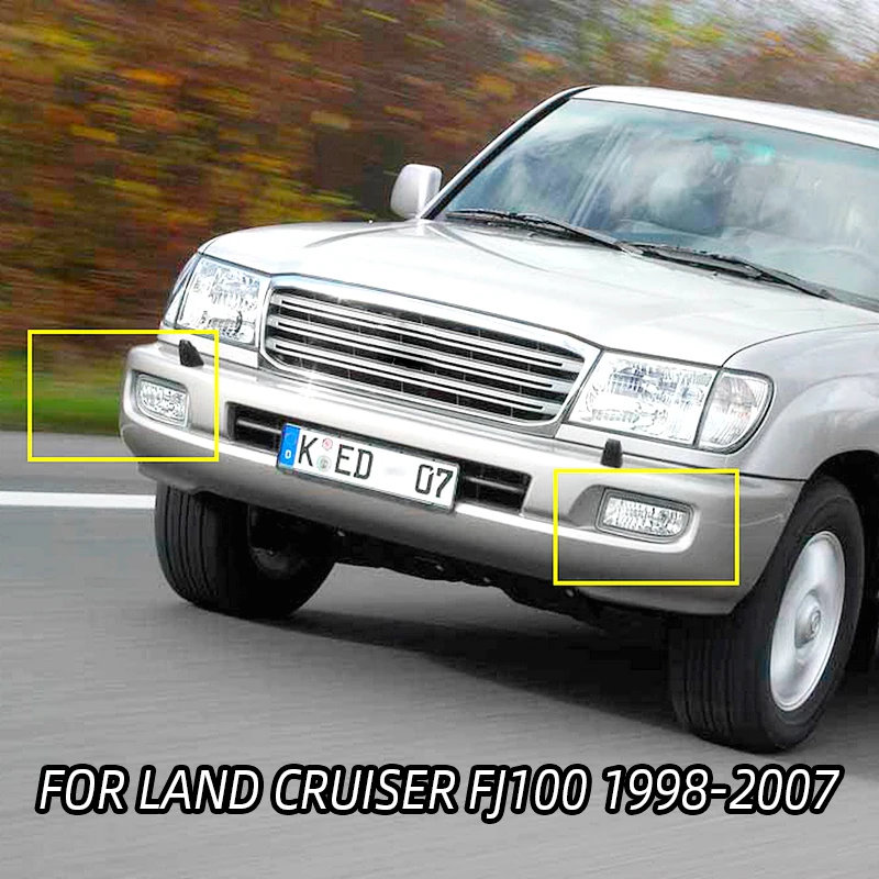 Для Toyota Land Cruiser FJ100 LC100 4700 1998-2007 с автомобильной противотуманной лампой в сборе Передний бампер свет 81210-60111 81220-60031