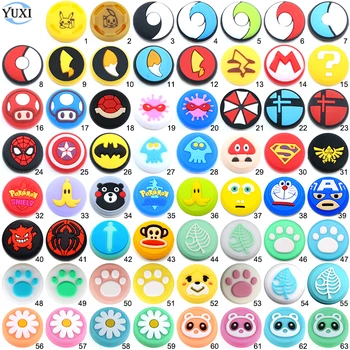 

YuXi 4pcs Animal Crossing Thumb Stick Grip Cap Joystick Cover For Nintend Switch NS Lite Joy-Con Controller Thumbstick Case