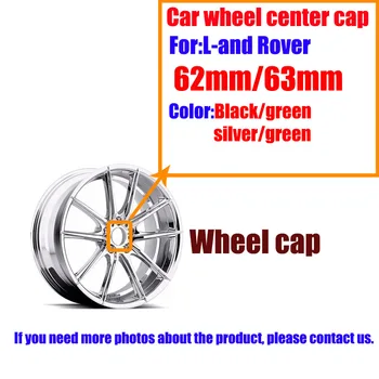 

100pcs 62mm 63mm Wheel Center Hub Caps Cover Emblem logo For Land Rover RANGE ROVER LR2 LR3 LR4 RANGE LAND ROVER Sport