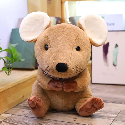 Mouse Милая мультяшная мышка, плюшевая игрушка, талисман, мягкая маленькая Толстая кукла мышка, игрушки, плюшевая подушка, детская игрушка, подарки на день рождения - Цвет: Mouse