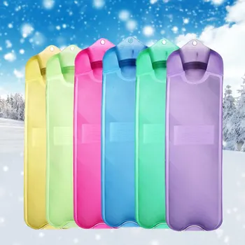 

2020 Warmer Bottle Hot Water Hand Warmer Solid Color Thickened PVC Silicone Rubber Hot Water Bottle Home Accessories
