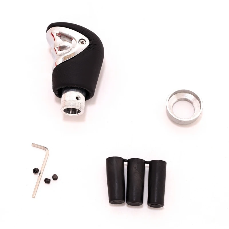 

auto parts Automobile Manual shift gear head manual shift leather metal gear bar head General personal gear handle head