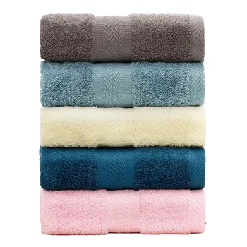 

Cotton Towels Super Absorbent Solid Pink High Quality Adults Bath Towels Couple Toalhas De Banho Bathroom Hotel Towels MM60YJ