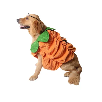 

Halloween Pet Pumpkin Costume For Dogs Cats Christmas Cat Clothes Funny Dress Headdress Puppy Supplies Cosplay Pumpkin Clothing