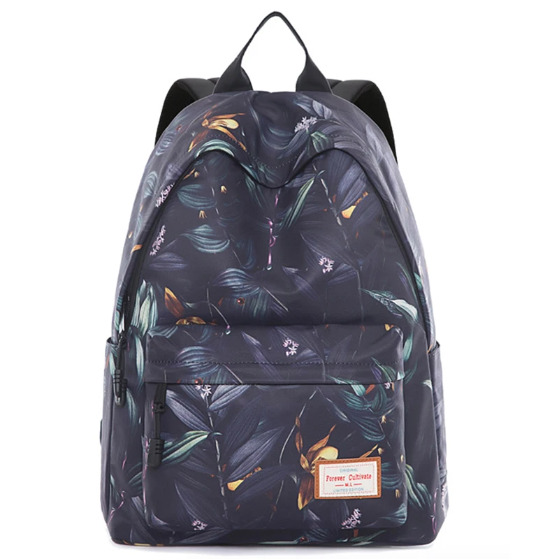 83 Абсолютно женский рюкзак для ноутбука для девочек-подростков Mochila Feminina холщовая дышащая школьная сумка мягкая женская сумка - Цвет: 83
