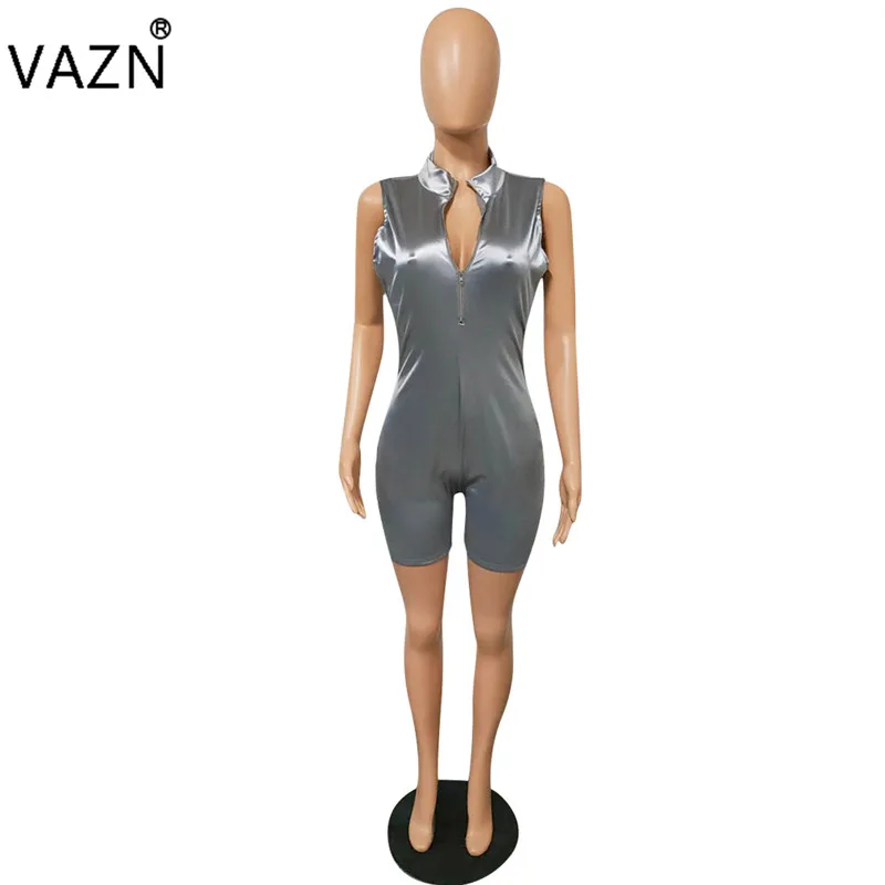 VAZN новые высококачественные сексуальные модные новые стильные женские женские Мини-комбинезоны с рукавом-танком женские облегающие ползунки J6037