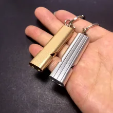 Алюминиевый сплав обратитесь за помощью небольшой свисток двойной частоты металла сохранить свисток Открытый первой помощи выживания двойной частоты дуги звук