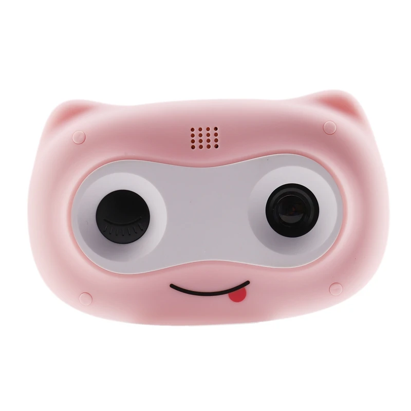 

Kids Camera, Rechargeable Toy Camera Selfie Camera with Lanyard& 16GB Card, Gift for 3-8 Year Old Kids