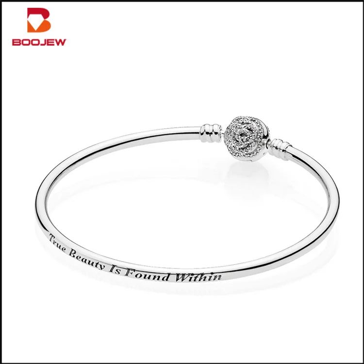 

Denmark Big Brand Pan Women's DIY Beaded Bracelet S925 Fine Silver Beauty And The Beast Customizable-Hand Jewelry