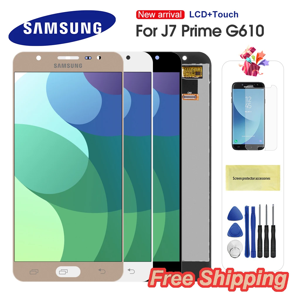 ЖК-дисплей 5 ''для SAMSUNG GALAXY J7 Prime G610 G610F G610M дисплей с сенсорным экраном и