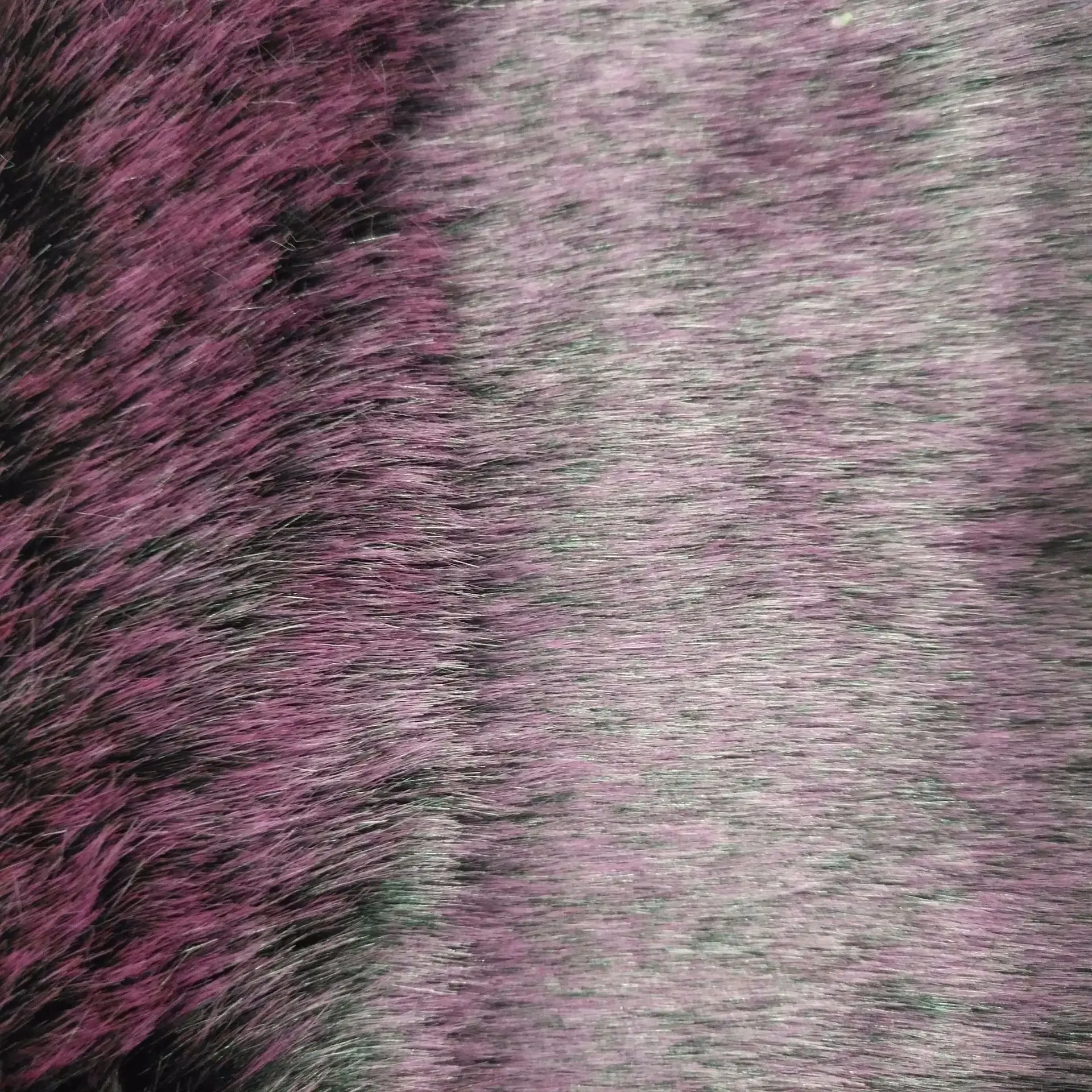 Мягкий лисий мех окрашенный кончик выцветший лисий мех плюшевая меховая ткань для игрушек