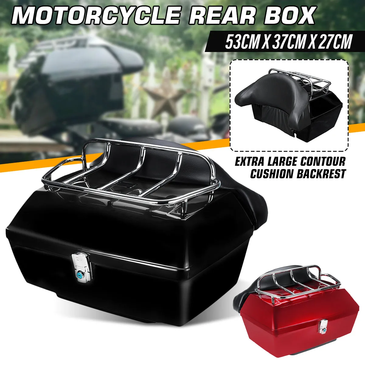 Чехол для багажника мотоцикла универсальный 48 л |