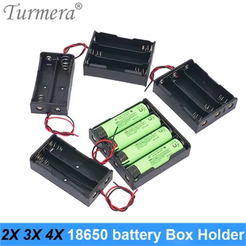 

Black Plastic 1x 2x 3x 4x 18650 Battery Storage Box Case 1 2 3 4 Slot Way DIY Batteries Clip Holder Container With Wire Lead Pin
