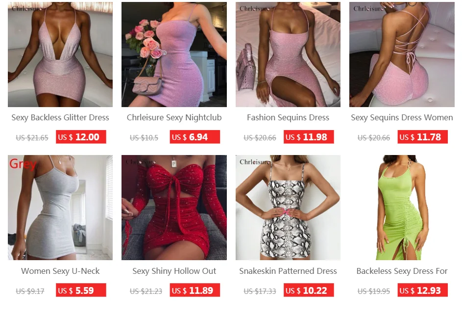 Chrleisure Sexy Nightclub Dress Summer Slim Womens Mini Tight Dress Thin Shoulder Strap Womens Short Dress