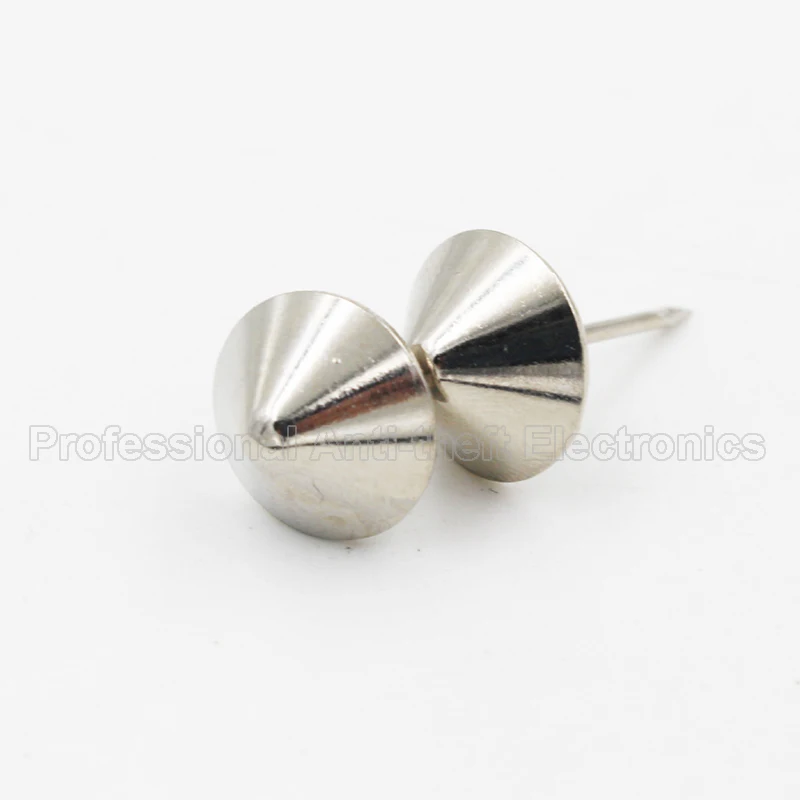 EAS бирка pin защитные eas-метки булавки EAS безопасности гвоздь рифленый Тип 16 мм/19 мм коническая нержавеющая сталь 1000 шт./партия