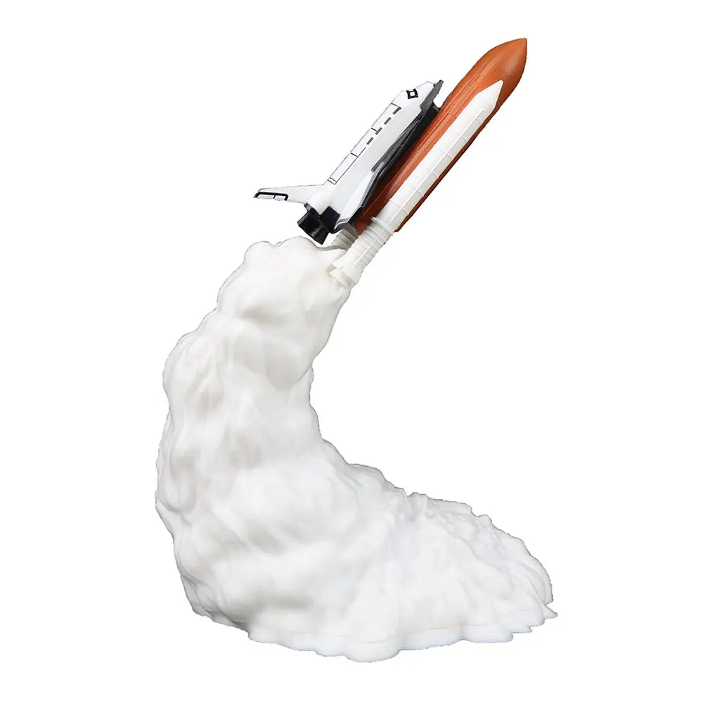 

3D Printing Space Shuttle I-typed Lamp Rocket Lamp USB Rechargeable LED Night Light Decoration Lamp Light For Space Lovers