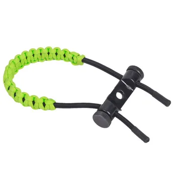 

Archery Braid Wrist Sling Strap Adjustable Compound Bow Rope Outdoor Hunt Accs