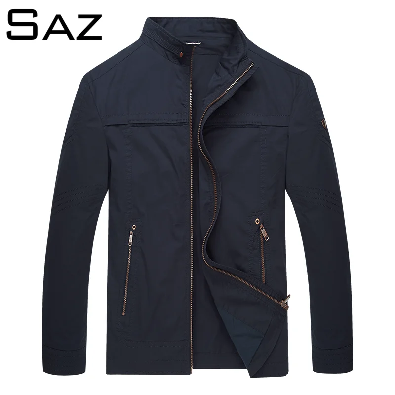 

Saz Mens Spring Summer Fashion Jackets Casual Thin Male Windbreakers College Bomber Black Windcheater Hommes Varsity Jacket