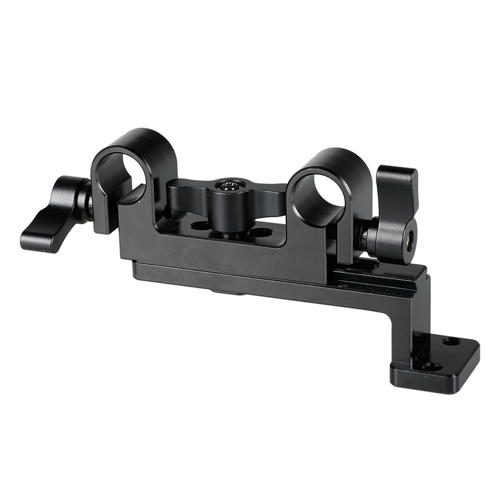 

HDRIG 15mm Dual Rod Clamp With Vertical Connecting Plate for LWS Rod Support System Camera Kit Aluminum Alloy