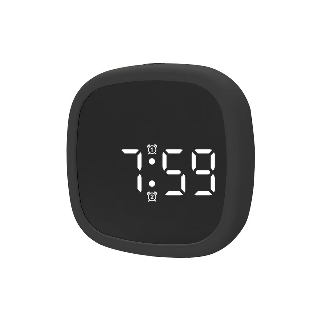 

LED Alarm Colock Voice-activated Digital Desk Gadget Digital Alarm Thermometer Night Glowing led Clock electronic table clock
