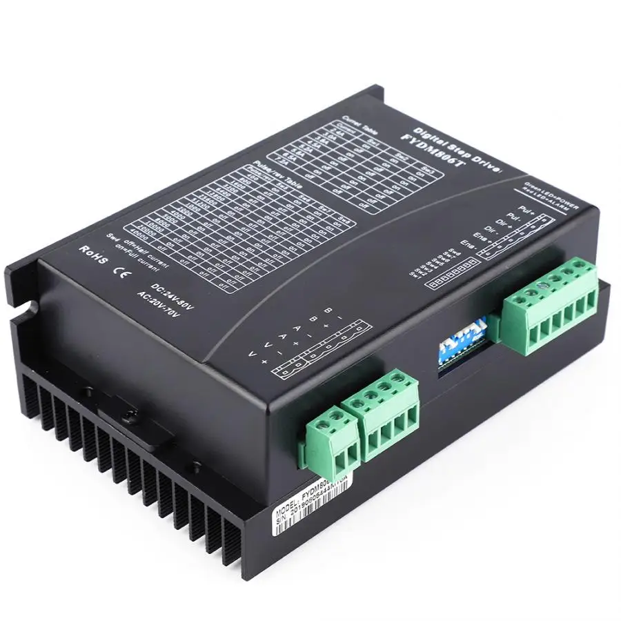 DC 24-80V AC 20-70V Nema 34 Драйвер Регулируемый шаговый регулятор скорости двигателя