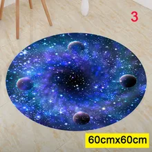 Звездный круглый ковер, космическое пространство, Вселенная Галактики, звезда, нескользящий круглый ковер, спальня, kilimas, гостиная, koberec H99F