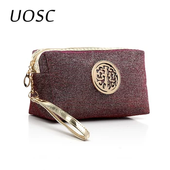 

UOSC Women Neceser Make Up Bag Waterproof Laser Bling Cosmetic Bags Pouch Wash Toiletry Bag Travel Organizer Case Mujer Bolsas