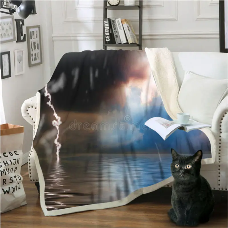 Одеяло 150 см X 200 см тяжелое одеяло 3D Звездное небо софа с рисунком Одеяло рождественские украшения для дома носимые