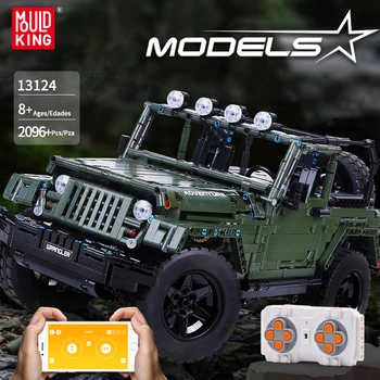 

MOC Technic Series RC Jeeps Wranglers Adventurer Off-road Car Fit LepinING 20090 Model Building Blocks Bricks set Toys Gifts