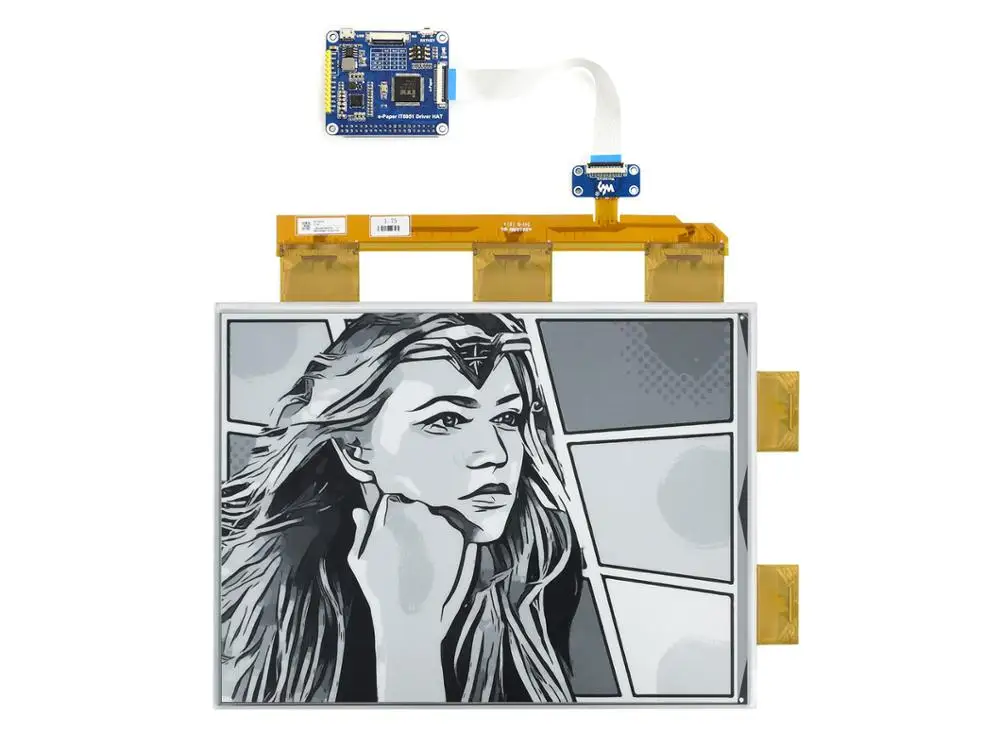 Waveshare-13.3 ġ e-Paper e-Ink ÷ , 1600x1200 ػ, 16 ׷ , κ  ħ ,   