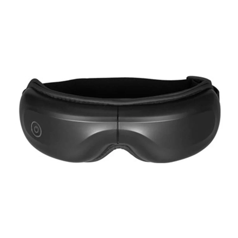 Хороший Здоровый умный Bluetooth массажер для глаз вибрационный массаж горячий компресс с музыкой инструмент для ухода за глазами - Цвет: black