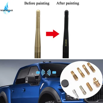 

Car Aerial Antenna Mast For Ford F150 Copper 3.2" Antenna Enhanced AM FM Signal Short Stubby Aerial For Ford F 150 1980-2017