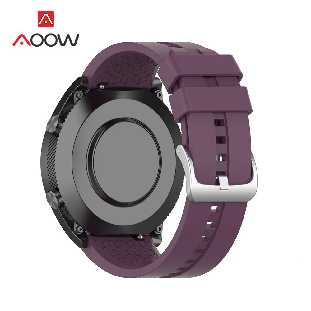 Мягкий спортивный силиконовый ремешок 20 мм 22 мм для huawei Watch GT Active/элегантный браслет Honor Magic Quick Release для умных часов