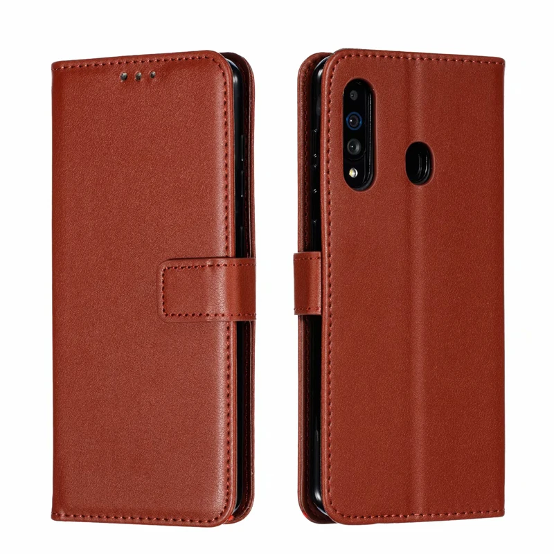 Coffee Кожаный чехол-книжка чехол для samsung Galaxy A70 A50 A60 A40 A30 A20 A10 A80 A90 M10 S9 S10 S8 Note 8, 9, 10, магнитный чехол-кошелек для мобильного телефона чехол s - Цвет: Coffee